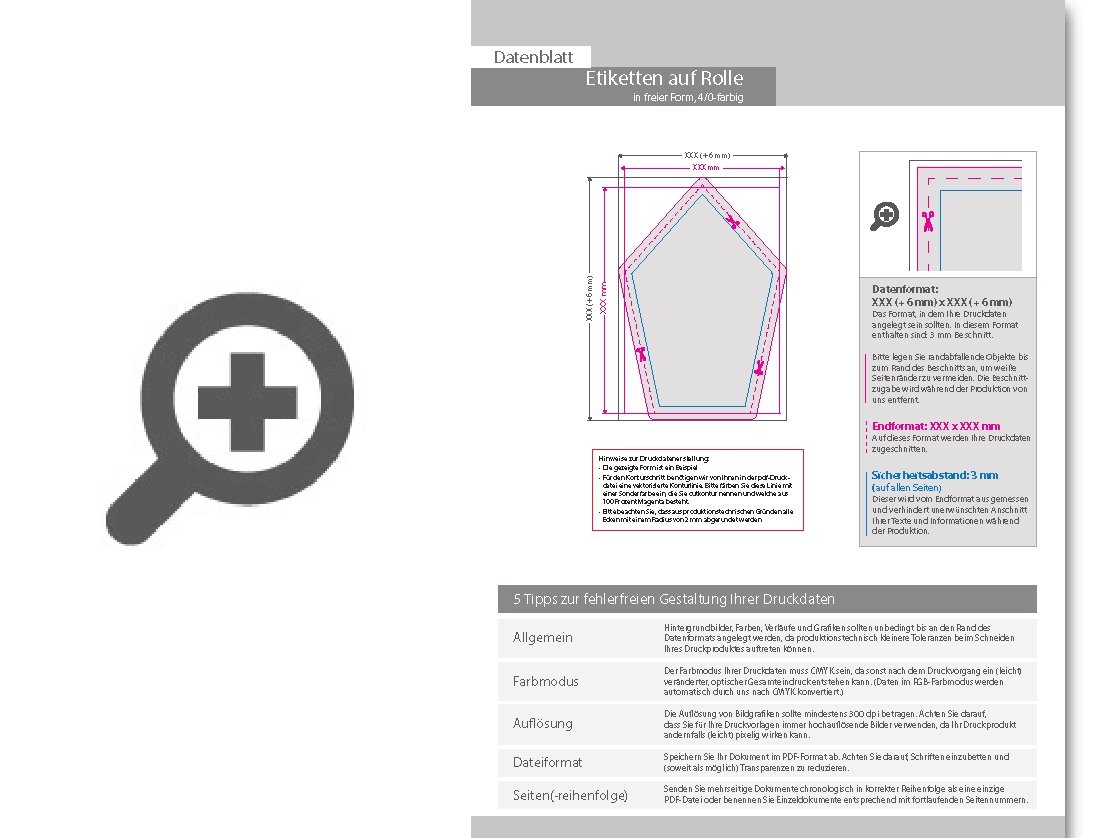 Product Bild hochwertige__opake_etiketten_auf_rolle_in_frei-form_(eine_stanzform_m__glich)