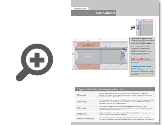 Product Bild kartenh__lle_schuber_9_0_x_6_0_cm__4_0-farbig_bedruckt