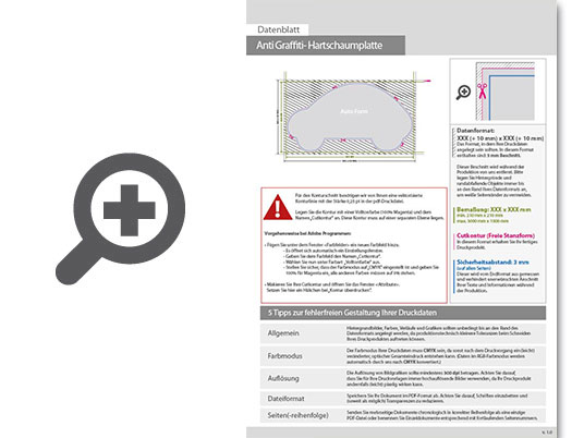 Product Bild hartschaumplatte_mit_anti-graffiti-lack_gl__nzend_in_auto-form_konturgefr__st___einseitig_4_0-farbig_bedruckt
