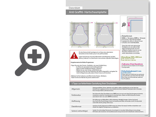 Product Bild hartschaumplatte_mit_anti-graffiti-lack_gl__nzend_in_birne-form_konturgefr__st___beidseitig_4_4-farbig_bedruckt