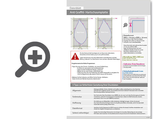 Product Bild hartschaumplatte_mit_anti-graffiti-lack_gl__nzend_in_blatt-form_konturgefr__st___beidseitig_4_4-farbig_bedruckt