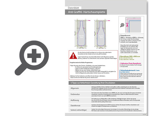 Product Bild hartschaumplatte_mit_anti-graffiti-lack_gl__nzend_in_flasche-form_konturgefr__st___beidseitig_4_4-farbig_bedruckt