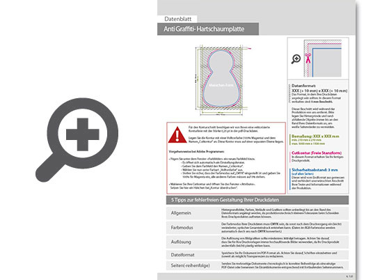 Product Bild hartschaumplatte_mit_anti-graffiti-lack_gl__nzend_in_mensch-form_konturgefr__st___einseitig_4_0-farbig_bedruckt
