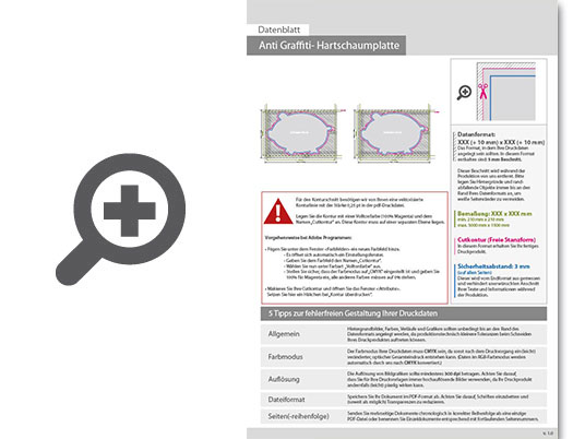 Product Bild hartschaumplatte_mit_anti-graffiti-lack_gl__nzend_in_schwein-form_konturgefr__st___beidseitig_4_4-farbig_bedruckt