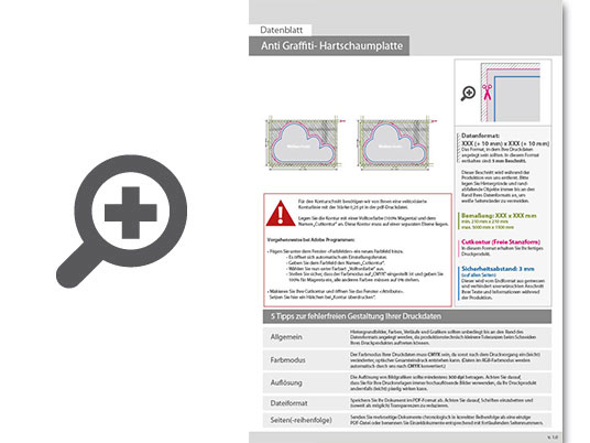 Product Bild hartschaumplatte_mit_anti-graffiti-lack_gl__nzend_in_wolke-form_konturgefr__st___beidseitig_4_4-farbig_bedruckt
