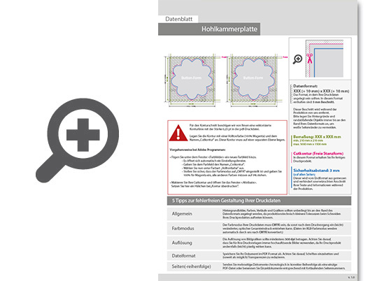 Product Bild wahlplakat_auf_hohlkammerplatte_in_button-form_konturgefr__st___beidseitig_4_4-farbig_bedruckt